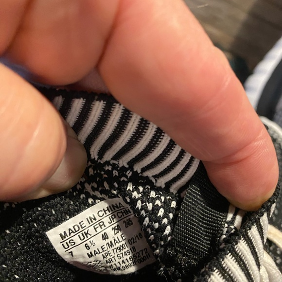 🤡BOGO🤡 ADIDAS Tubular Nova Primeknit in Black & White - Mens 7 EU40 - Picture 9 of 12